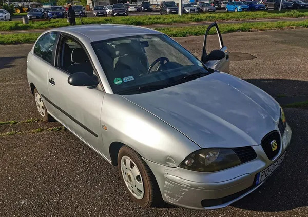 seat warmińsko-mazurskie Seat Ibiza cena 4000 przebieg: 141605, rok produkcji 2004 z Poznań